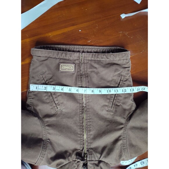 Little Boy Size 2 Toddler Schmidt Workwear Jacket/coat Hooded Brown Baby Toddler - Picture 6 of 8